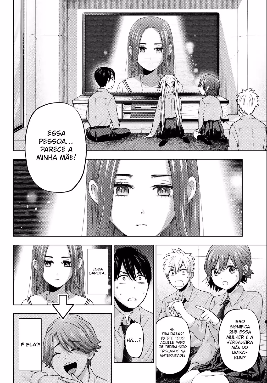 Kakkou no Iinazuke, capítulo 102, página 3