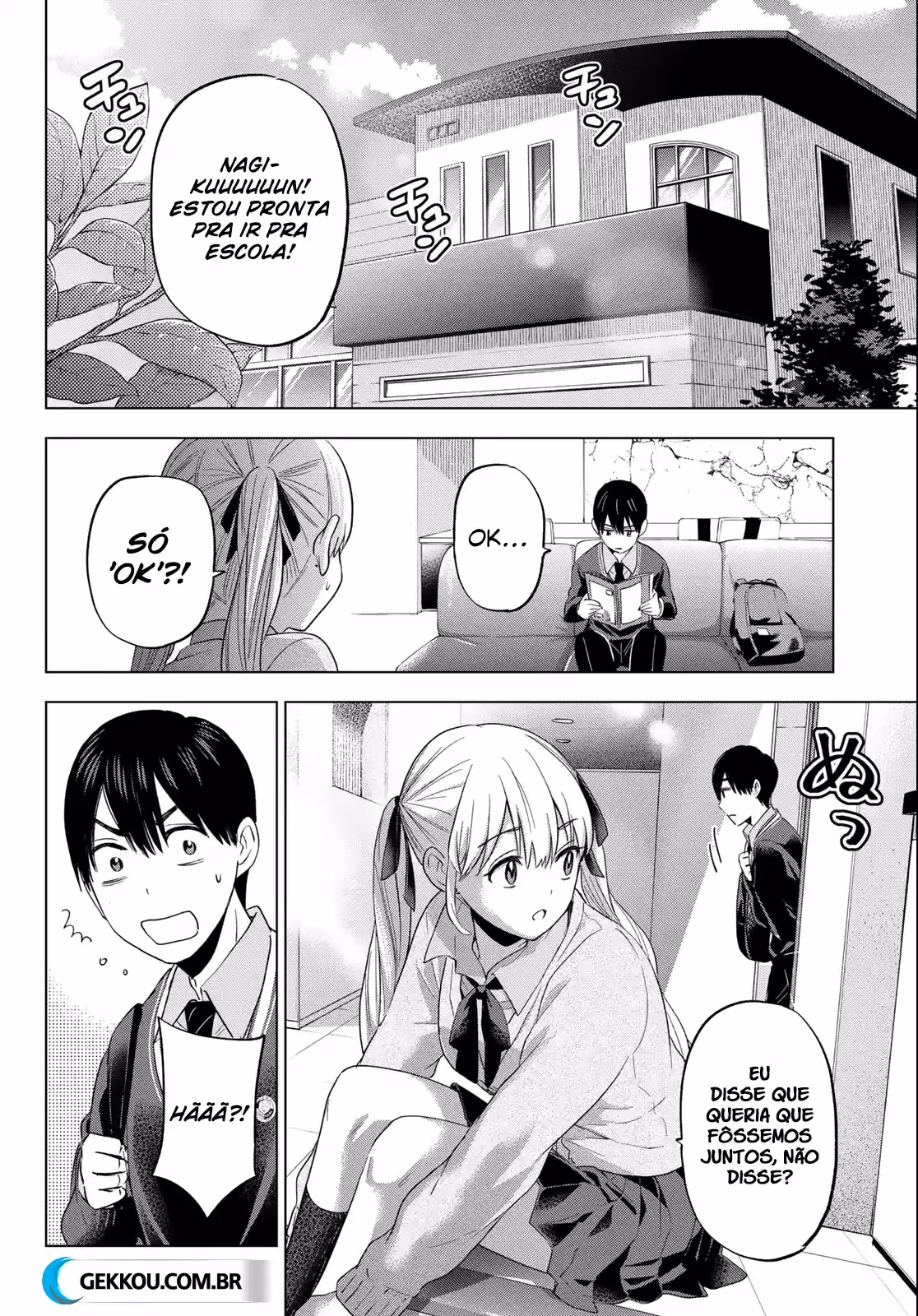 Kakkou no Iinazuke, capítulo 113, página 3