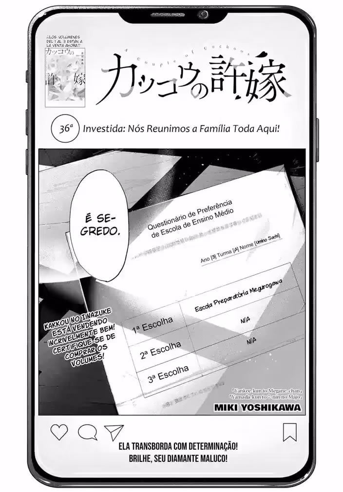 Kakkou no Iinazuke, capítulo 36, página 3