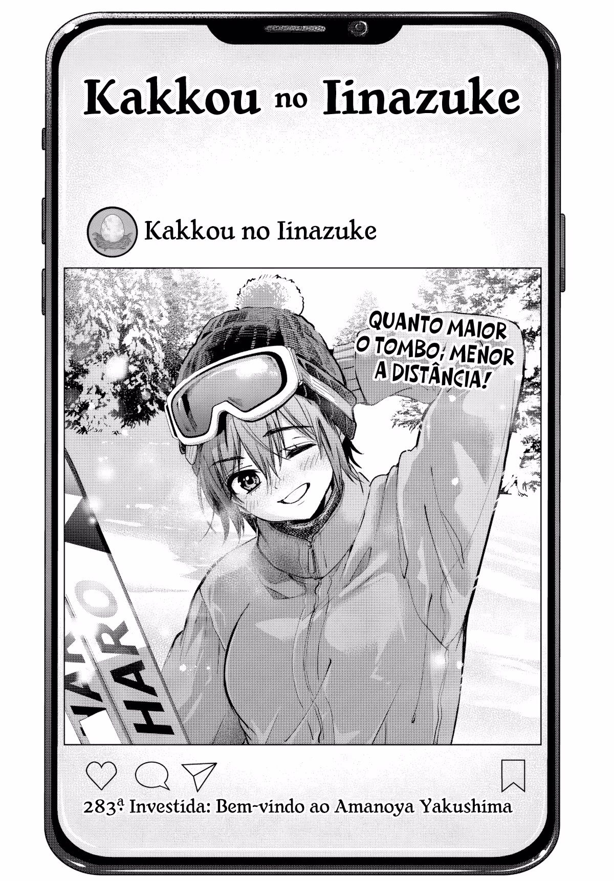 Kakkou no Iinazuke, capítulo 283, página 2