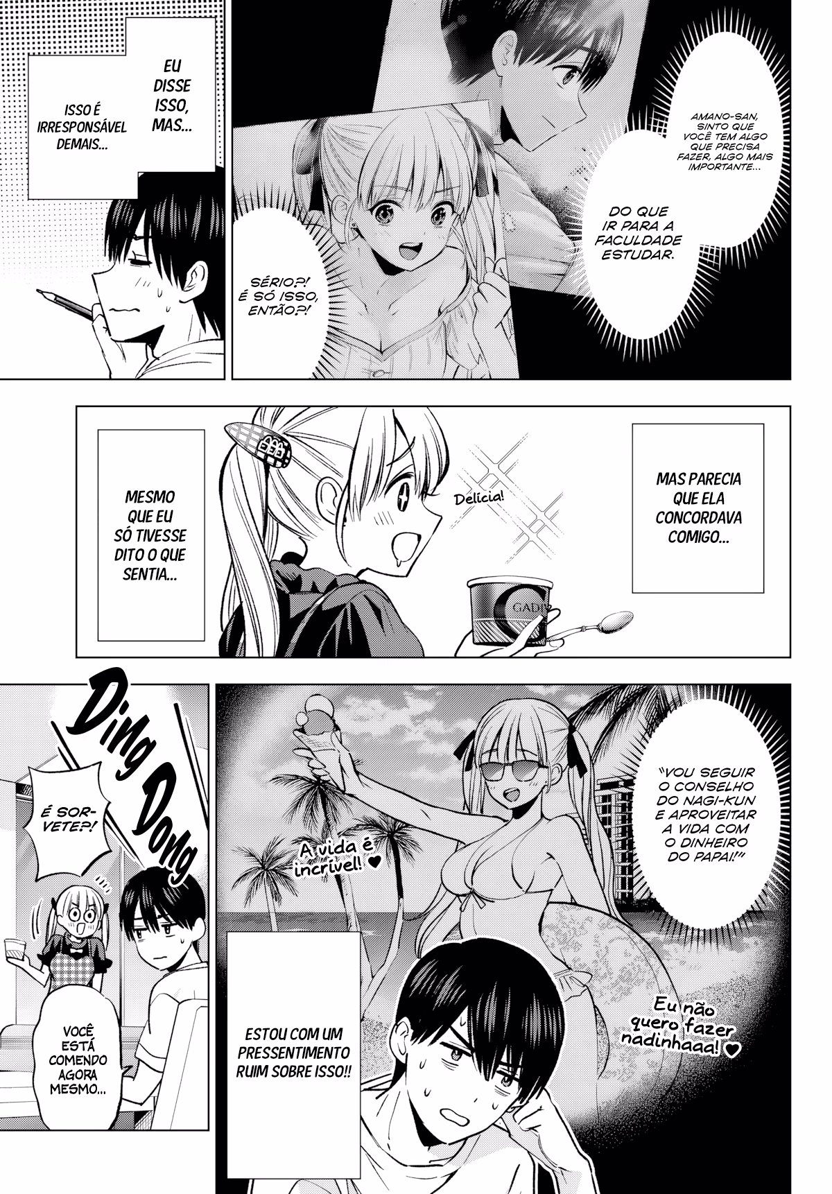 Kakkou no Iinazuke, capítulo 251, página 4