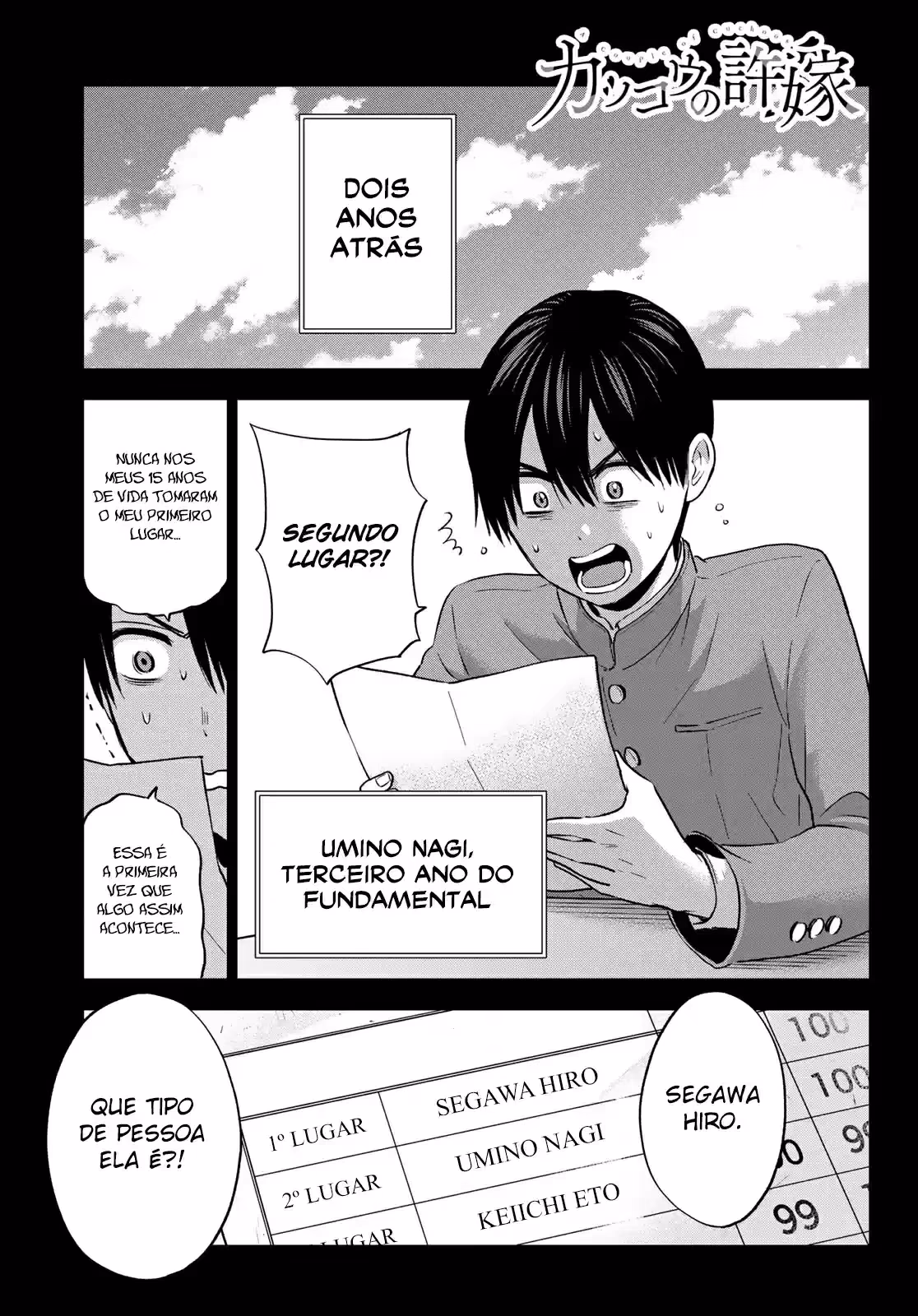Kakkou no Iinazuke, capítulo 63, página 2