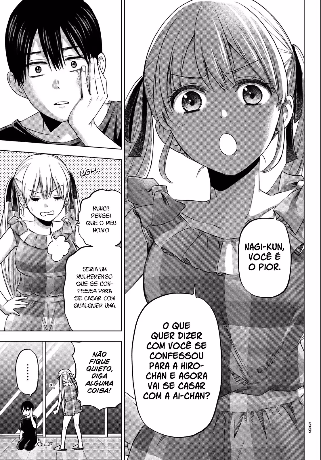 Kakkou no Iinazuke, capítulo 69, página 4