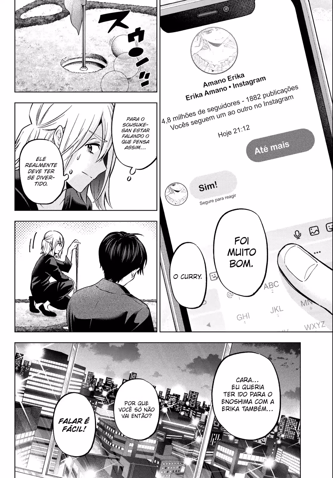 Kakkou no Iinazuke, capítulo 154, página 3
