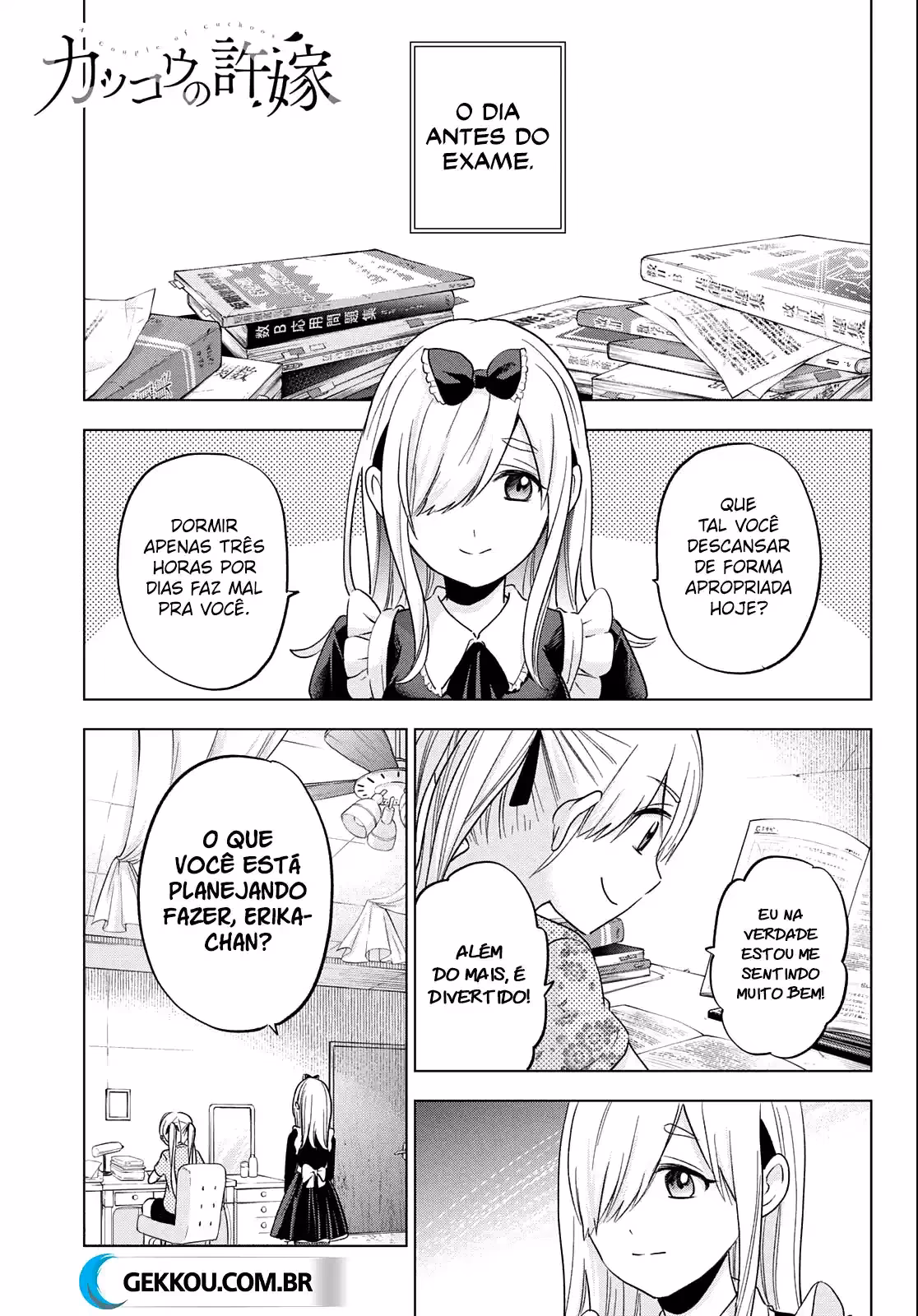 Kakkou no Iinazuke, capítulo 122, página 2