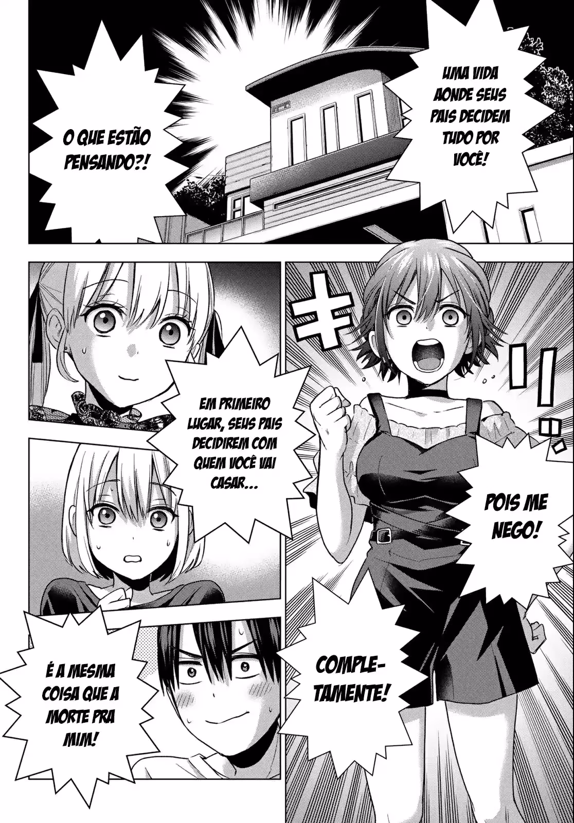 Kakkou no Iinazuke, capítulo 57, página 3