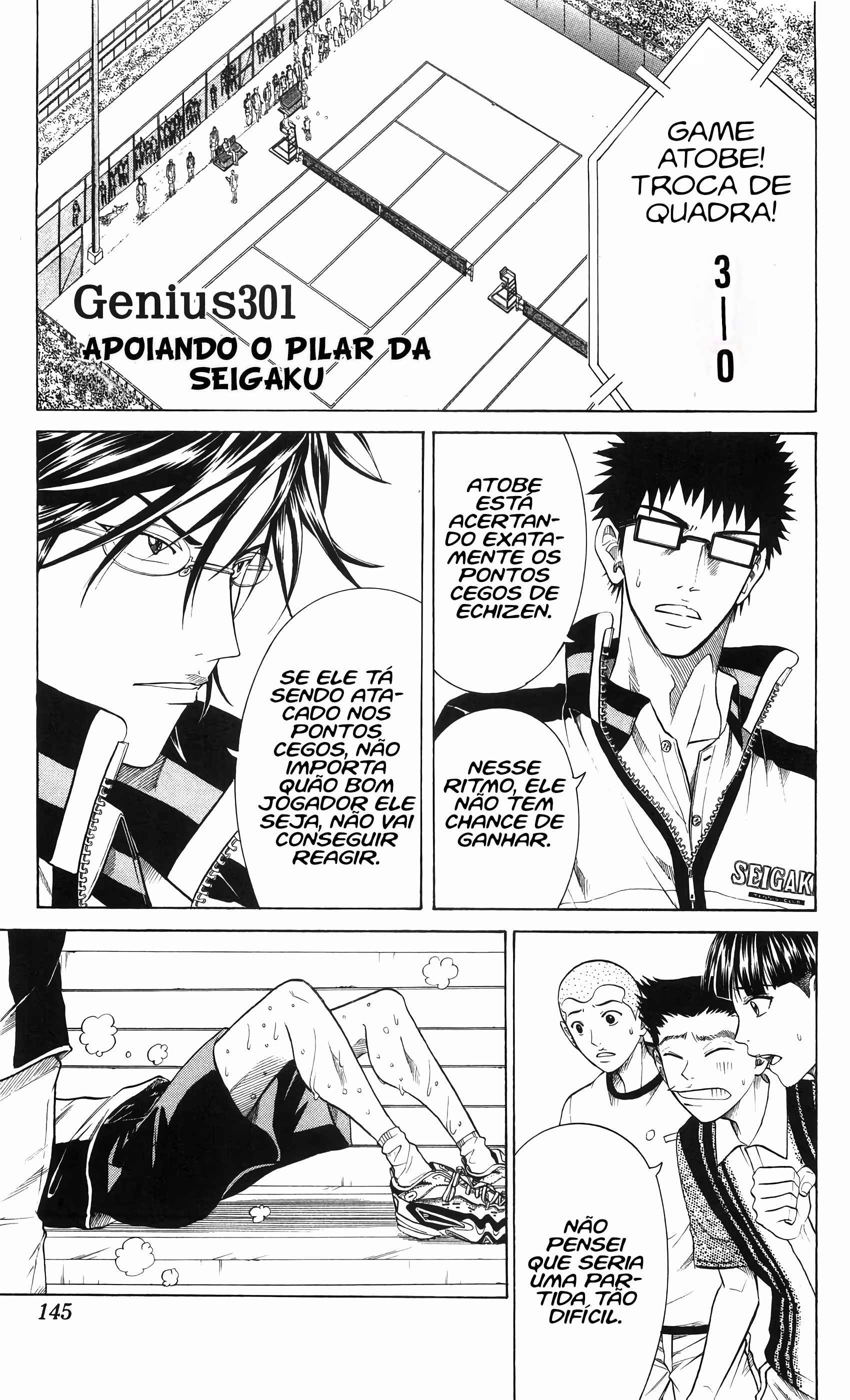 Tennis no Oujisama, capítulo 301, página 2