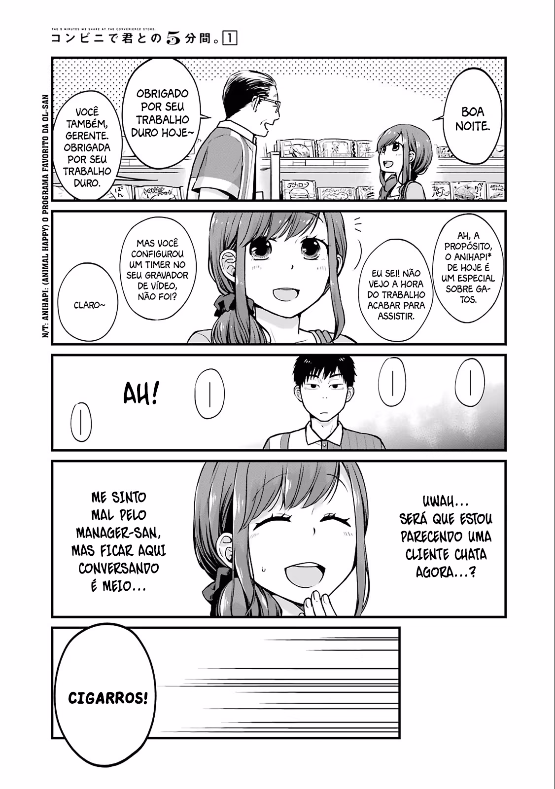 Combini de Kimi to no 5-funkan., capítulo 7, página 4