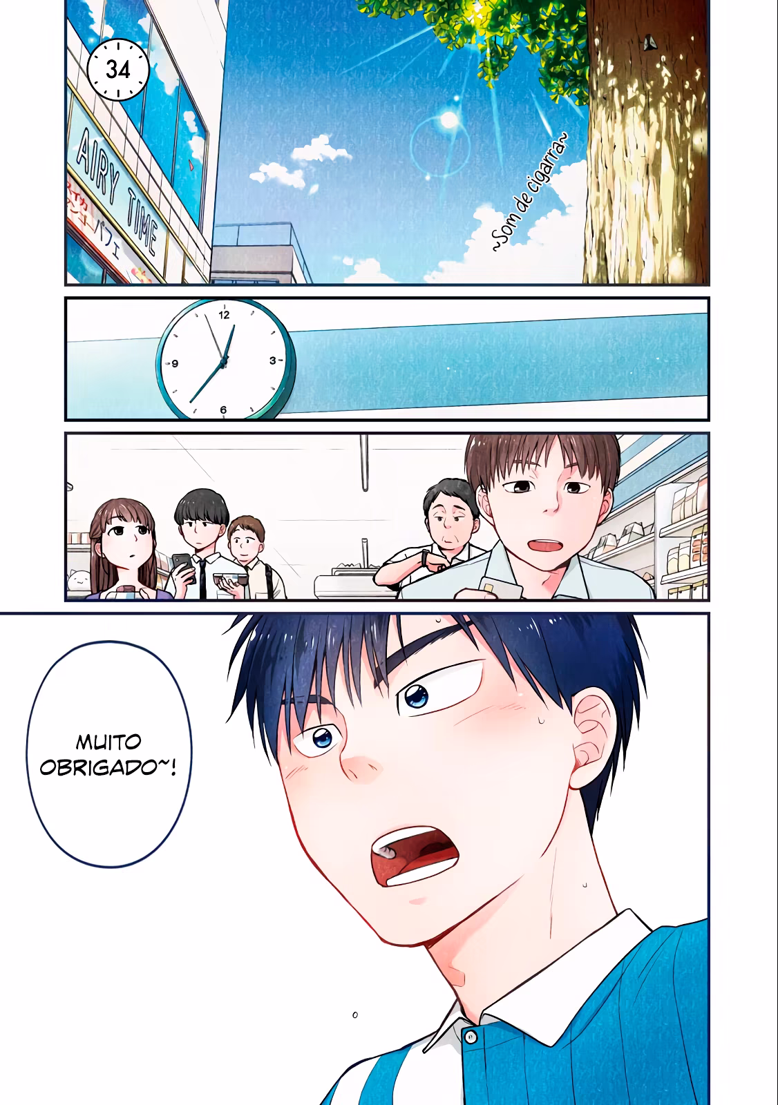 Combini de Kimi to no 5-funkan., capítulo 34, página 4