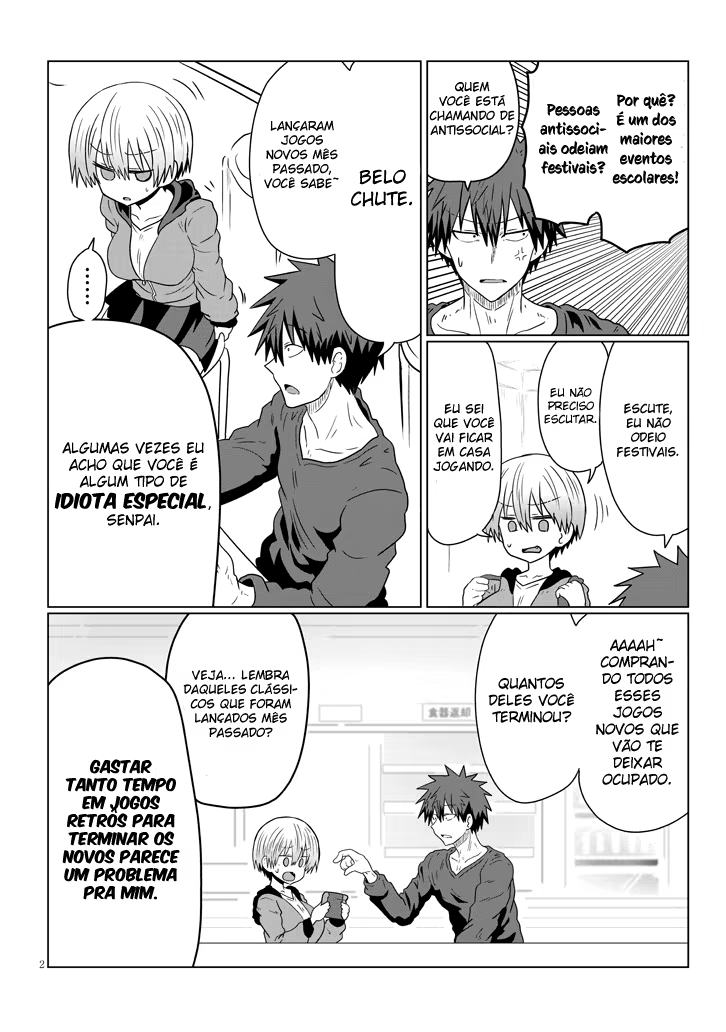 Uzaki-chan wa Asobitai!, capítulo 40, página 3