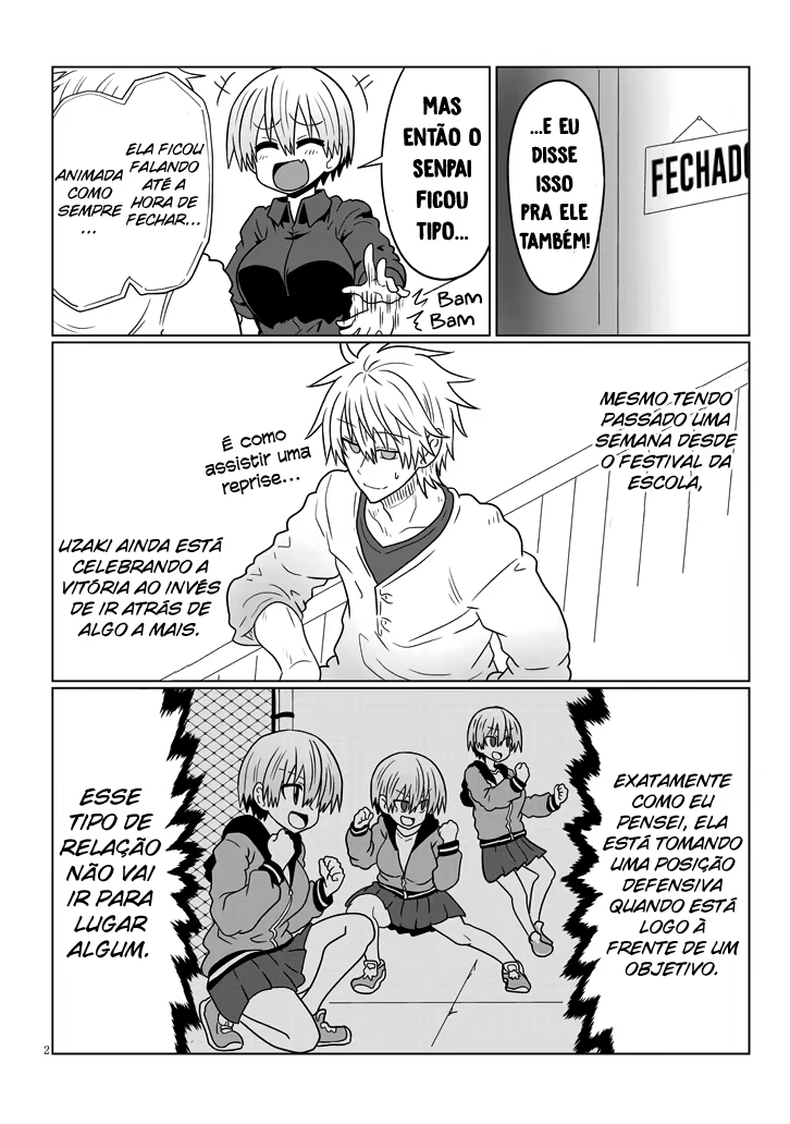 Uzaki-chan wa Asobitai!, capítulo 44, página 3
