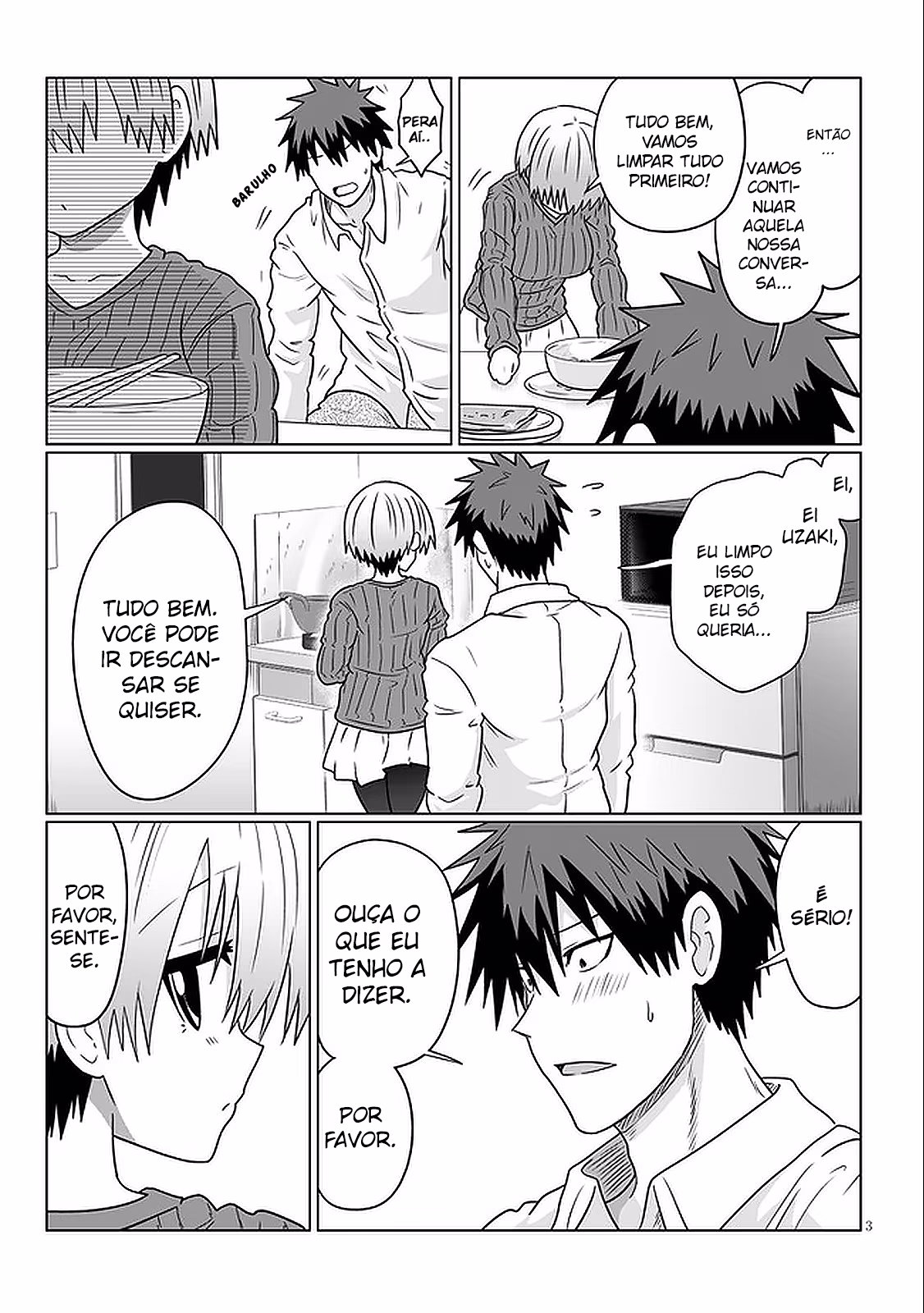 Uzaki-chan wa Asobitai!, capítulo 73, página 4