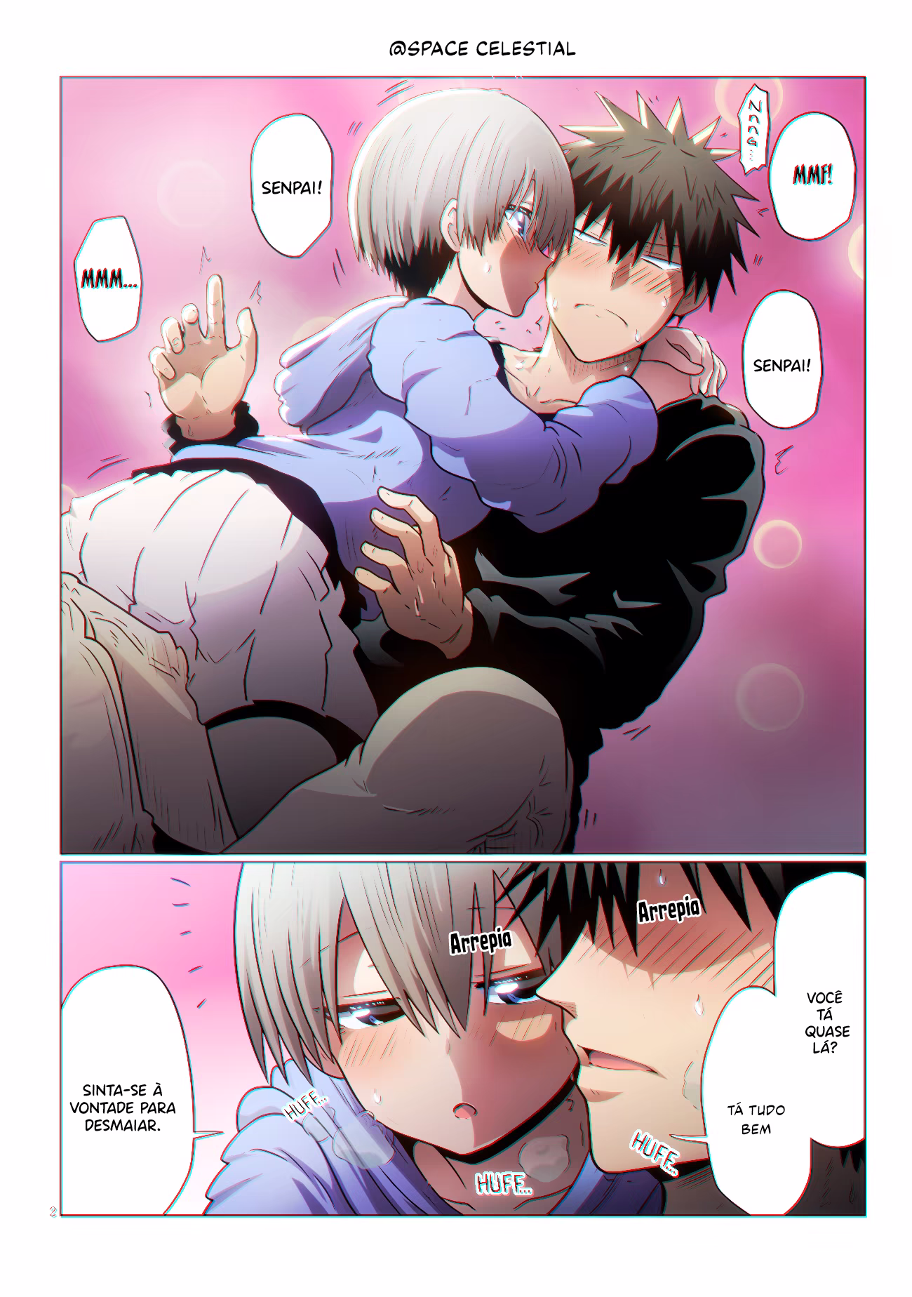Uzaki-chan wa Asobitai!, capítulo 104, página 3