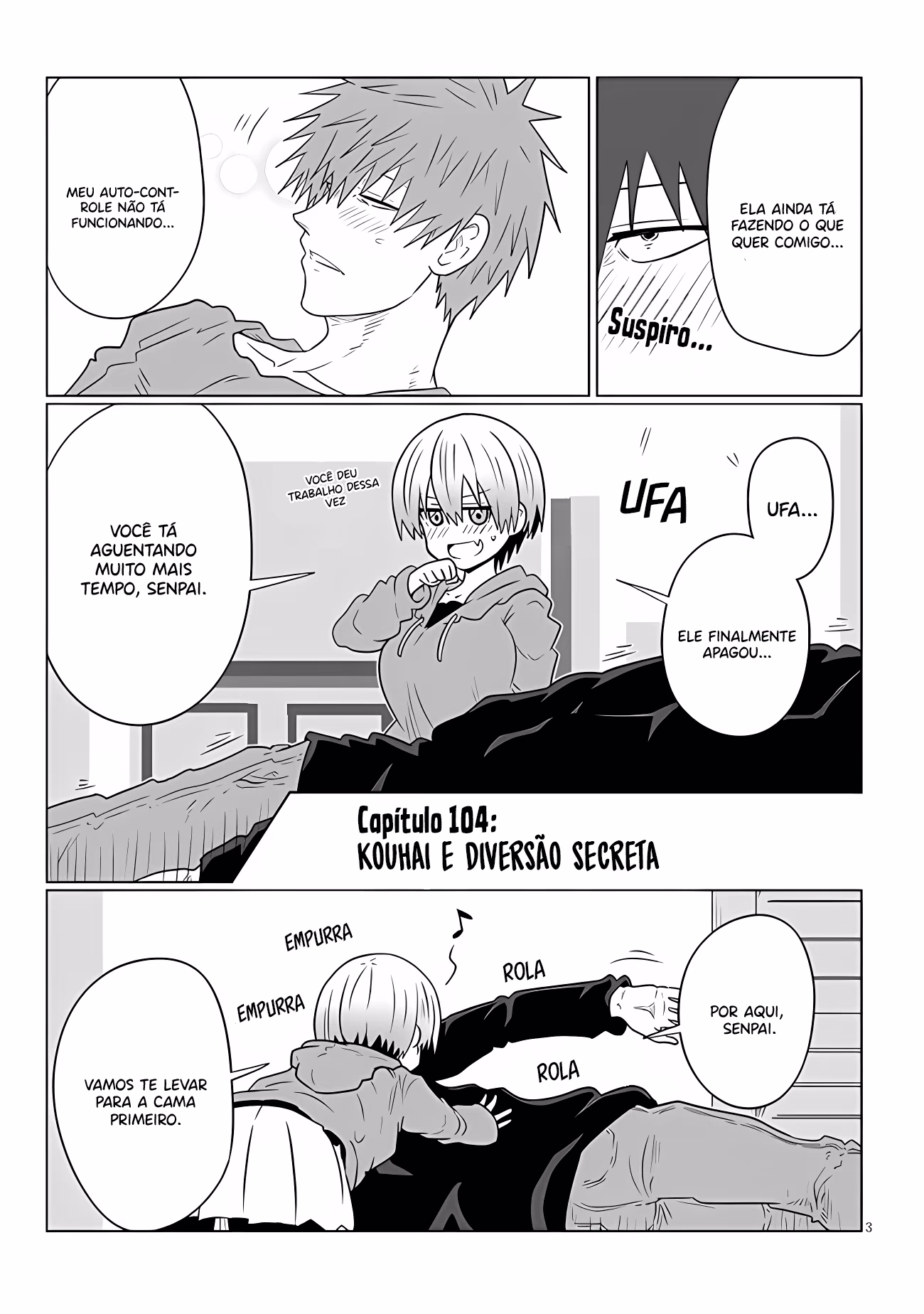 Uzaki-chan wa Asobitai!, capítulo 104, página 4