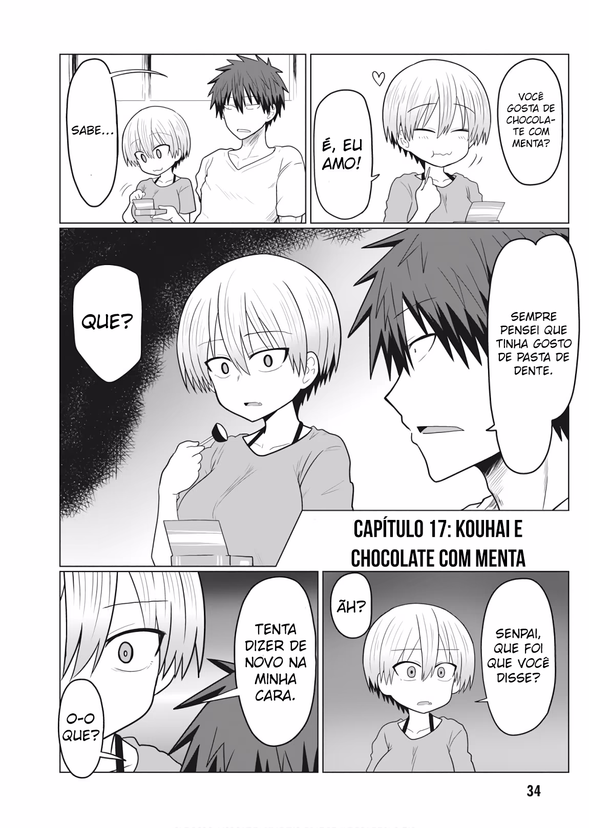 Uzaki-chan wa Asobitai!, capítulo 17, página 3