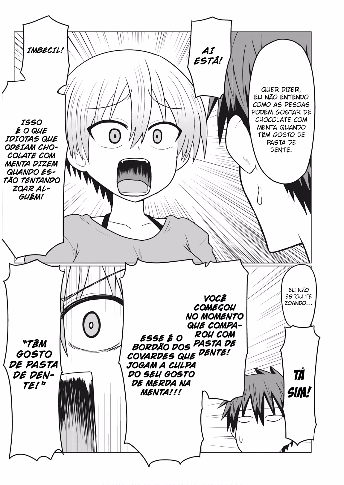 Uzaki-chan wa Asobitai!, capítulo 17, página 4