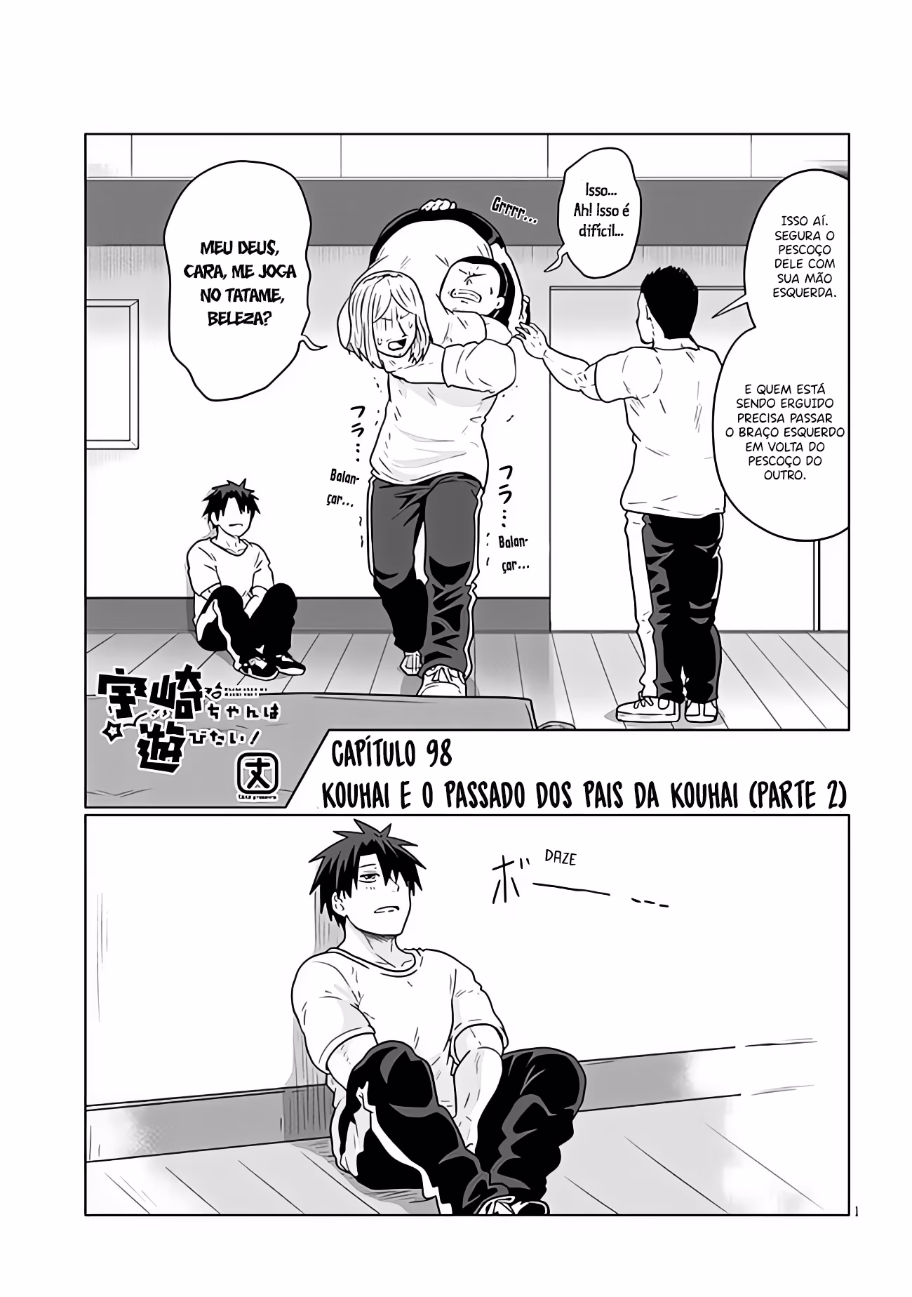Uzaki-chan wa Asobitai!, capítulo 98, página 2