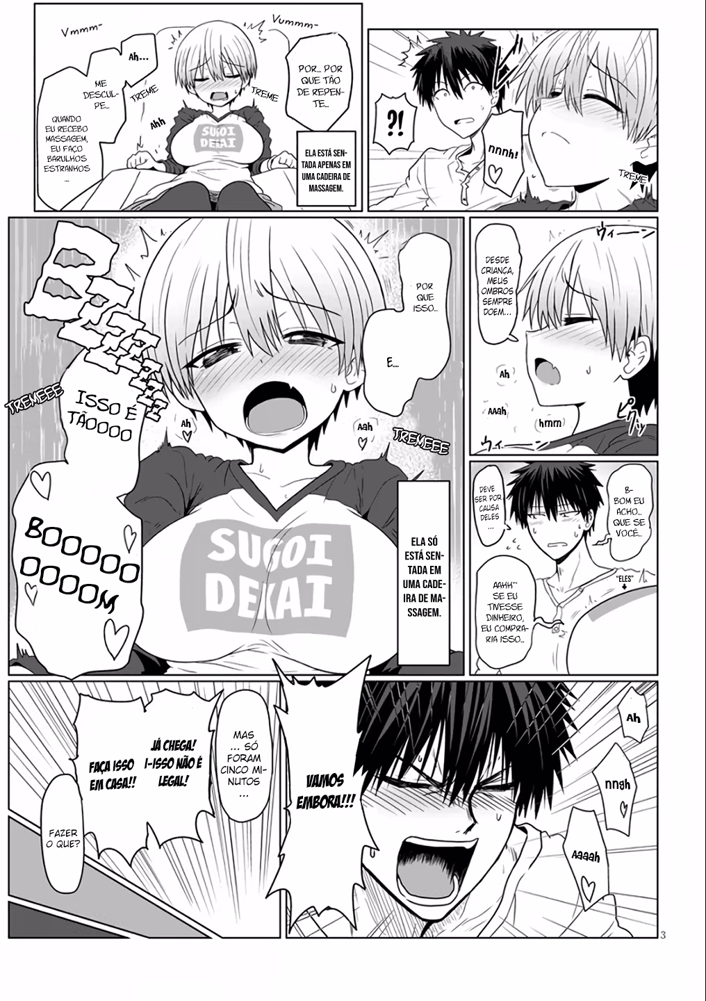 Uzaki-chan wa Asobitai!, capítulo 3.1, página 4