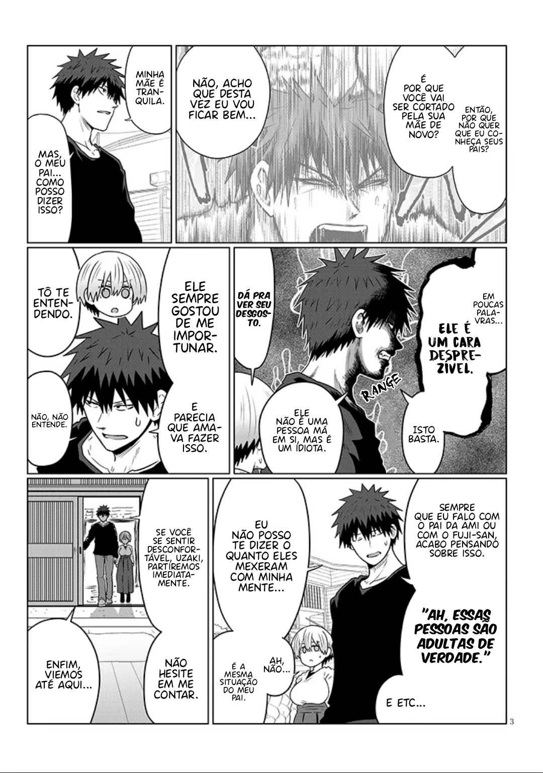 Uzaki-chan wa Asobitai!, capítulo 118, página 4