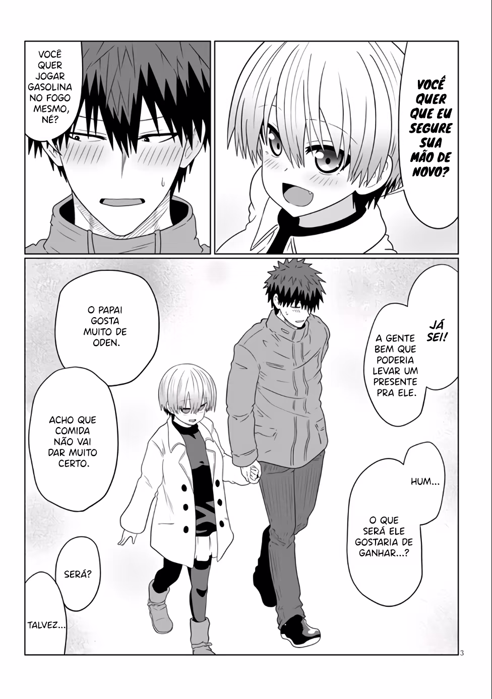 Uzaki-chan wa Asobitai!, capítulo 80.1, página 4