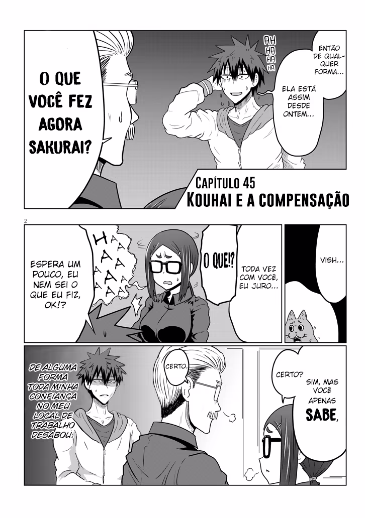 Uzaki-chan wa Asobitai!, capítulo 46, página 3