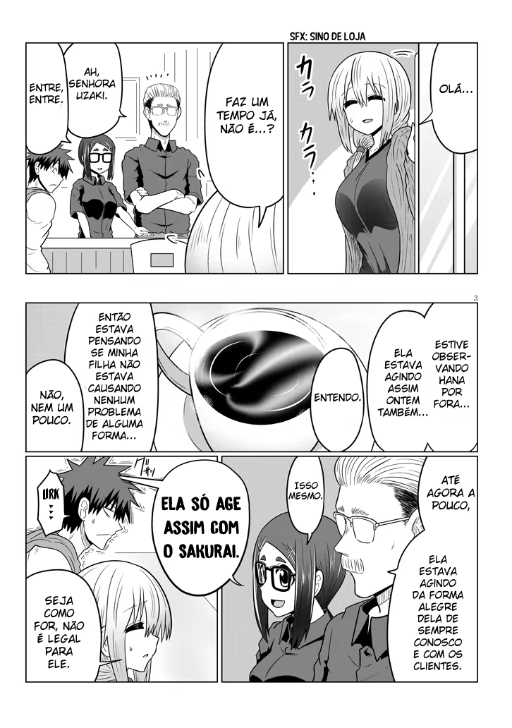 Uzaki-chan wa Asobitai!, capítulo 46, página 4