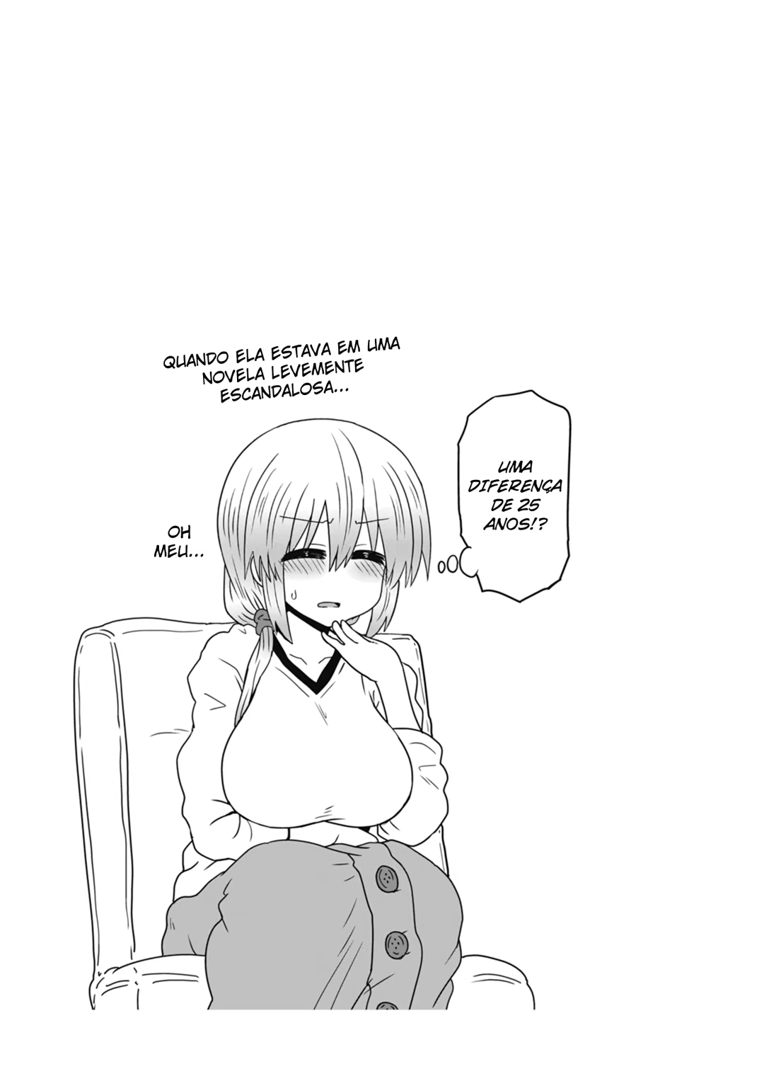 Uzaki-chan wa Asobitai!, capítulo 33.5, página 3