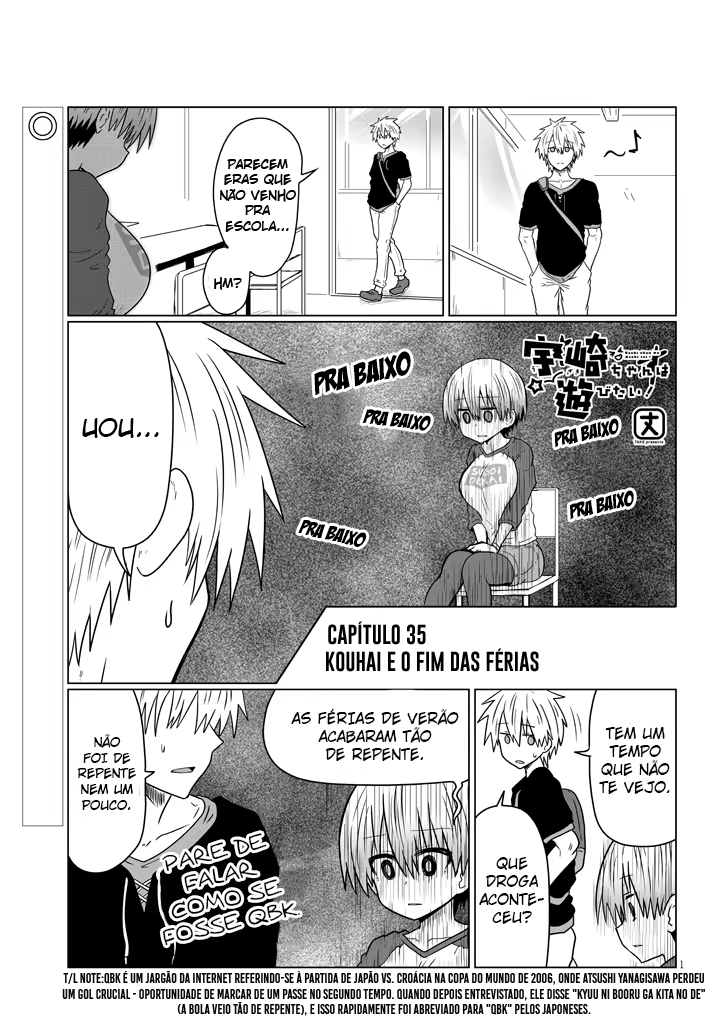 Uzaki-chan wa Asobitai!, capítulo 35, página 2