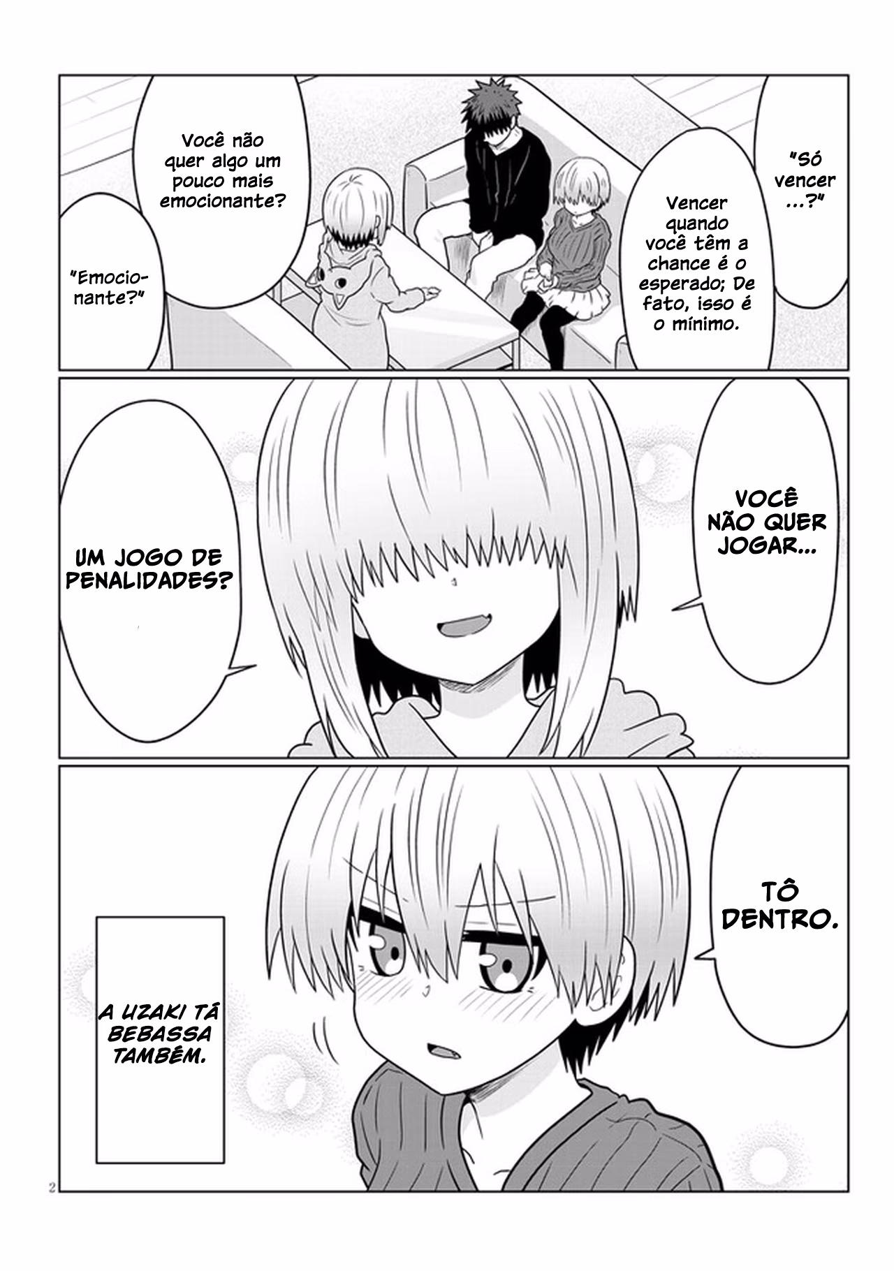 Uzaki-chan wa Asobitai!, capítulo 67, página 3