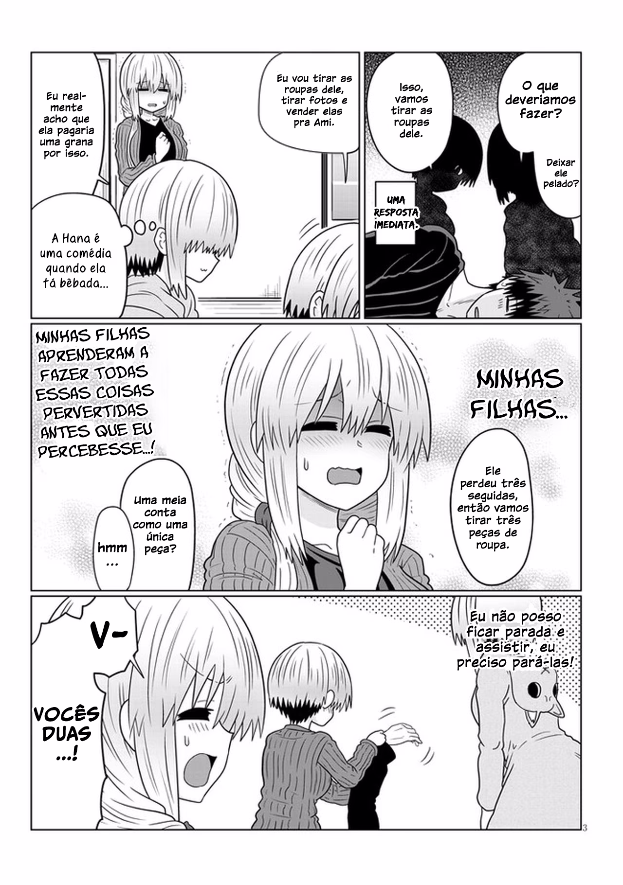 Uzaki-chan wa Asobitai!, capítulo 67, página 4