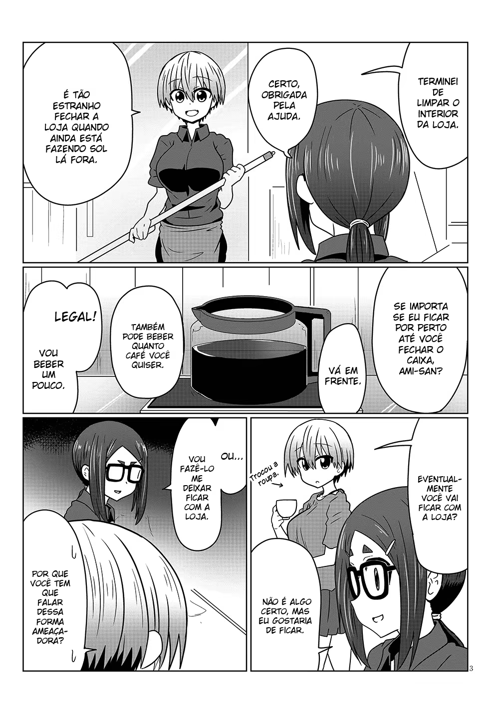 Uzaki-chan wa Asobitai!, capítulo 30, página 4