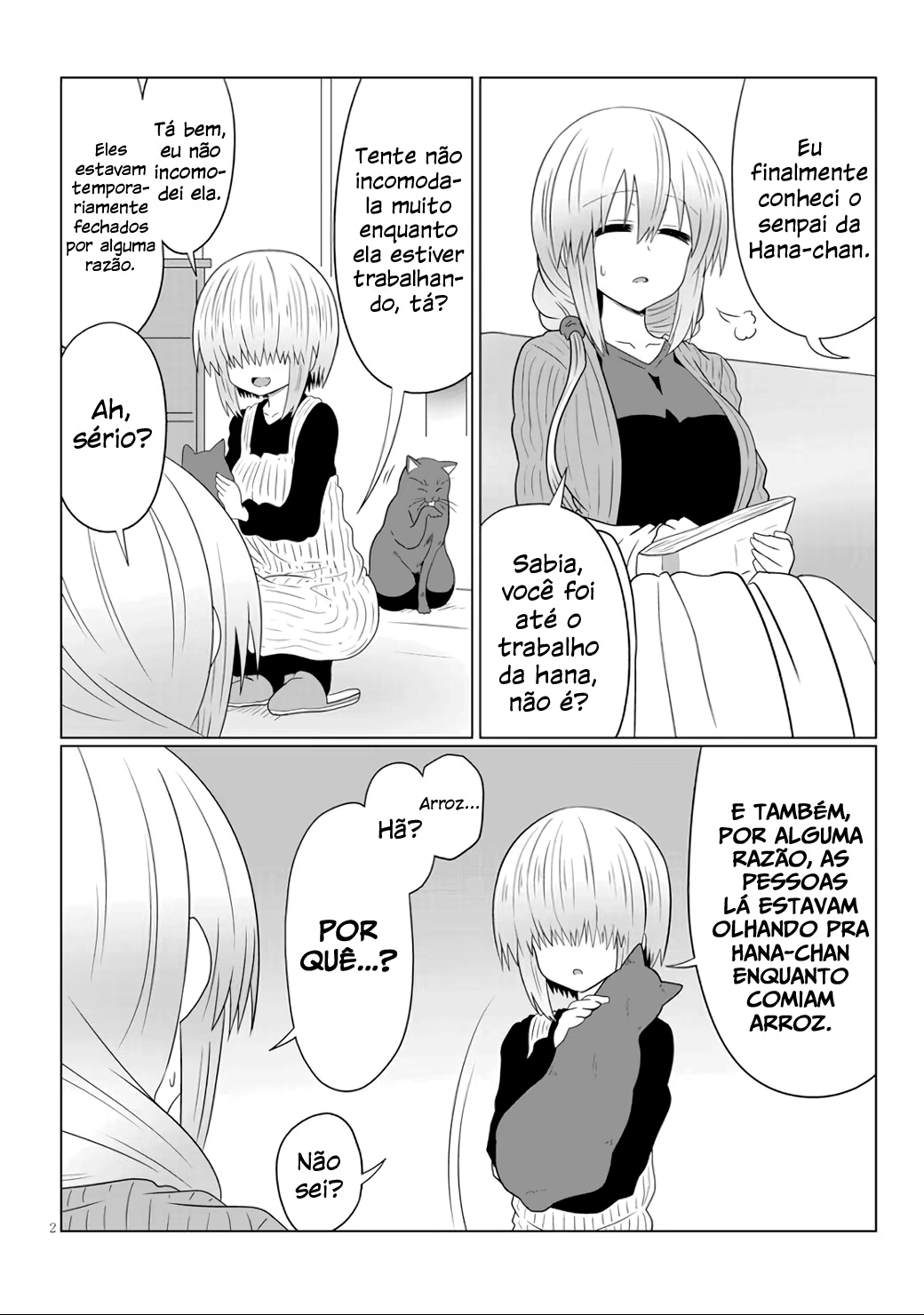 Uzaki-chan wa Asobitai!, capítulo 56, página 3