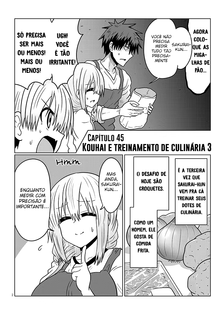Uzaki-chan wa Asobitai!, capítulo 45, página 3