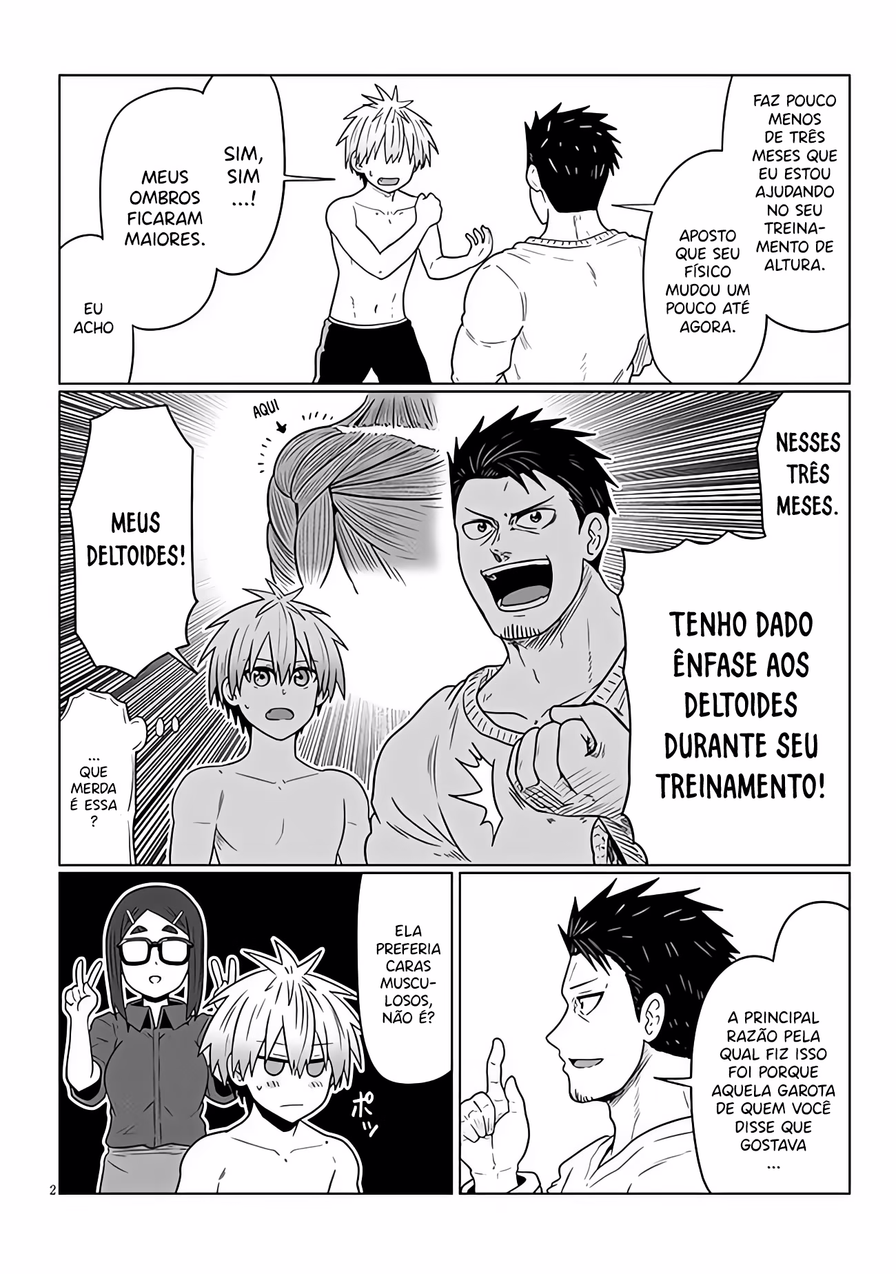 Uzaki-chan wa Asobitai!, capítulo 97, página 3