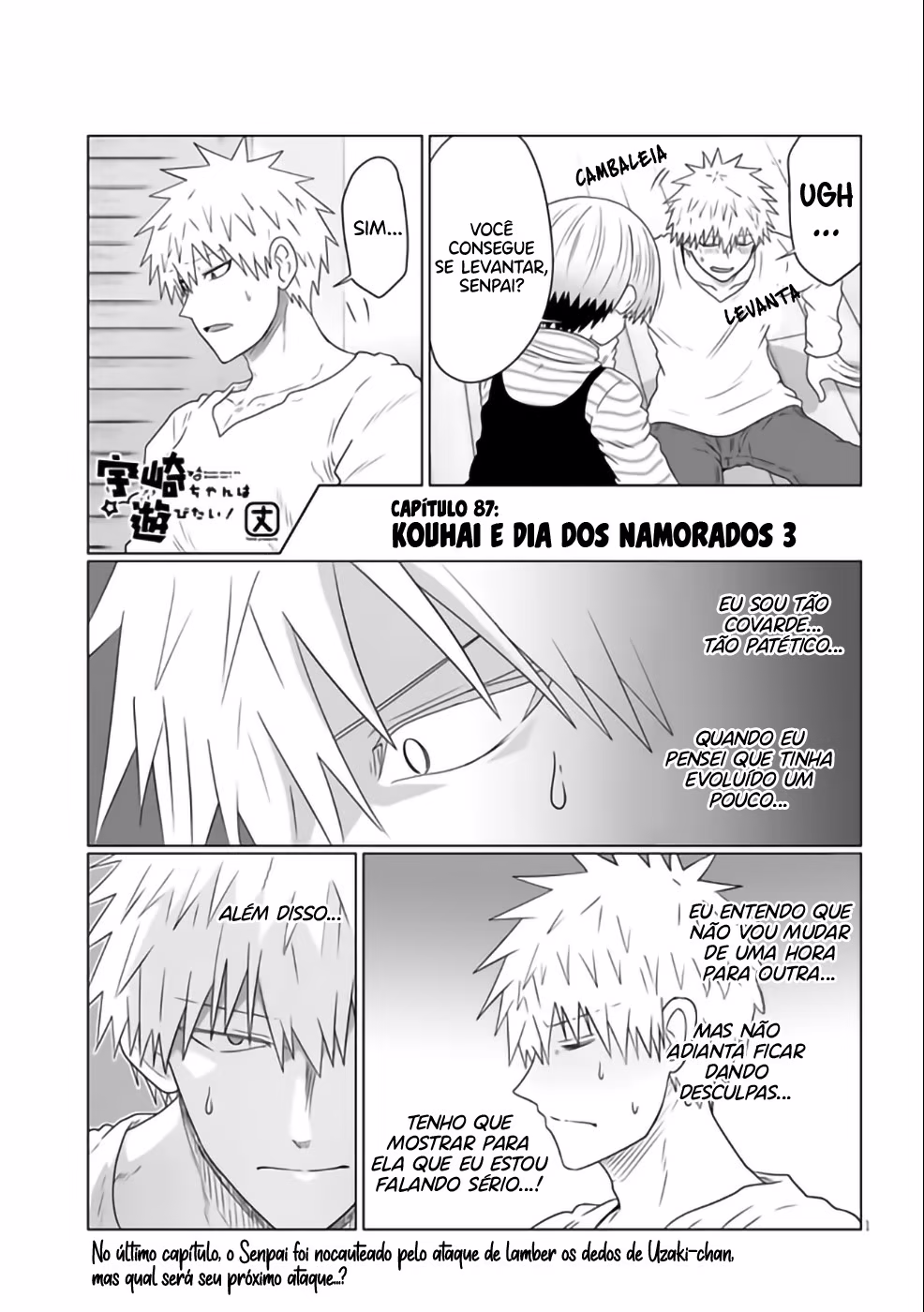 Uzaki-chan wa Asobitai!, capítulo 87, página 2
