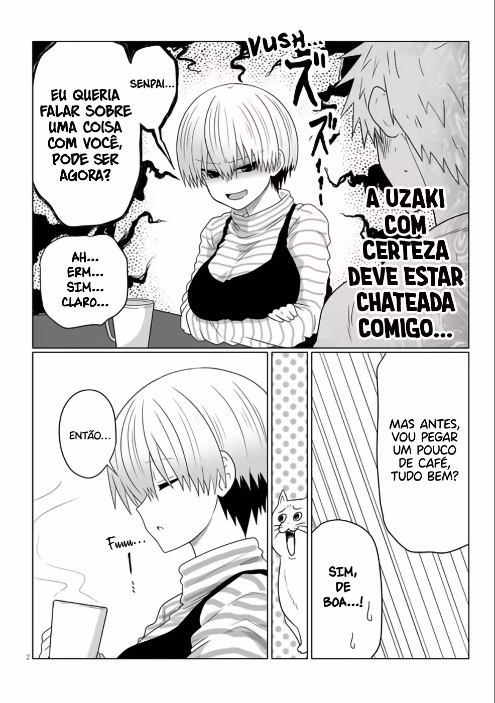 Uzaki-chan wa Asobitai!, capítulo 87, página 3