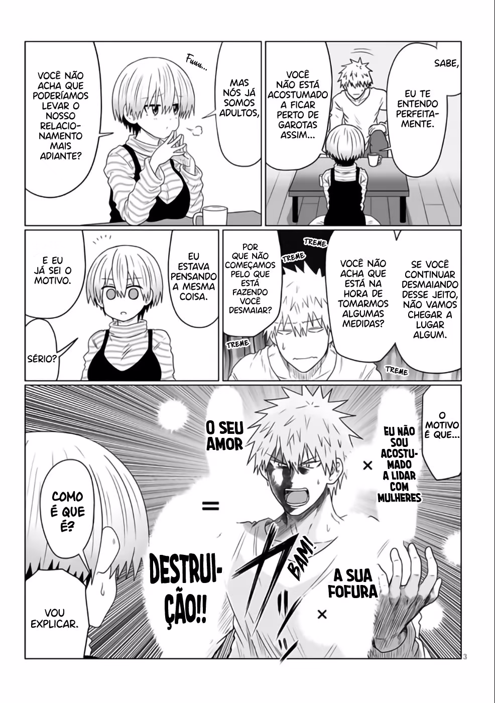 Uzaki-chan wa Asobitai!, capítulo 87, página 4