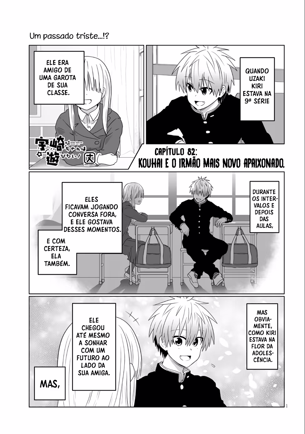 Uzaki-chan wa Asobitai!, capítulo 82, página 2