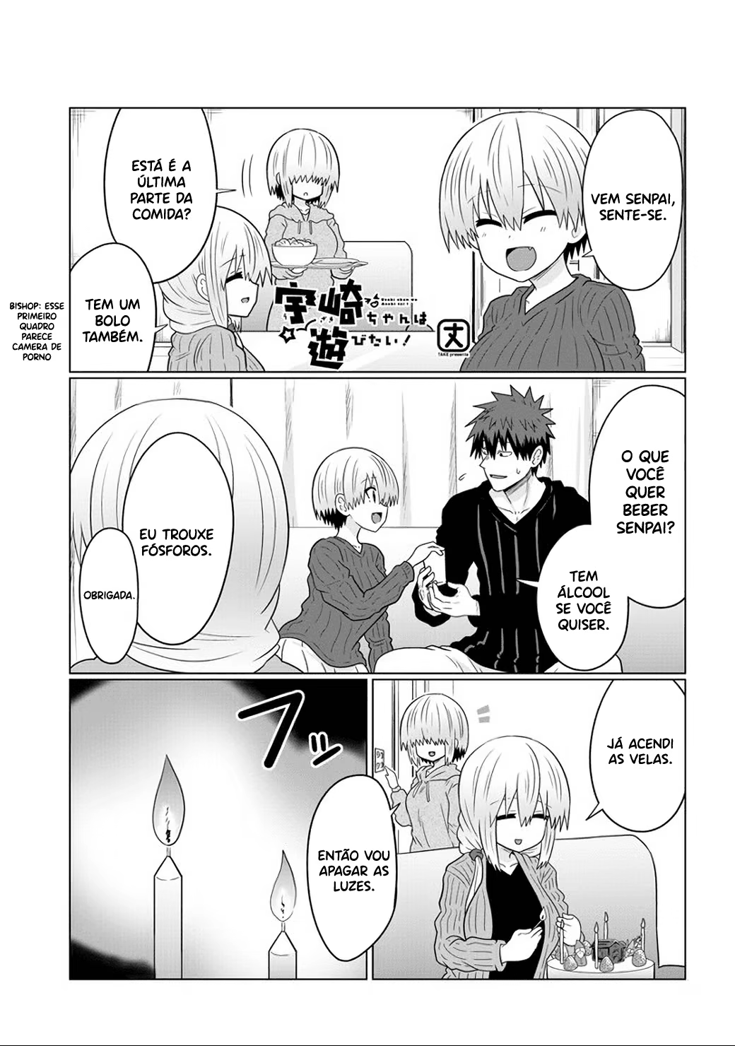Uzaki-chan wa Asobitai!, capítulo 65, página 2