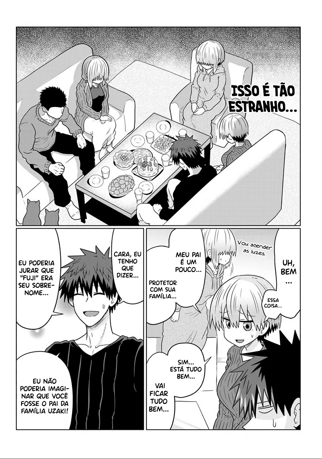 Uzaki-chan wa Asobitai!, capítulo 65, página 4