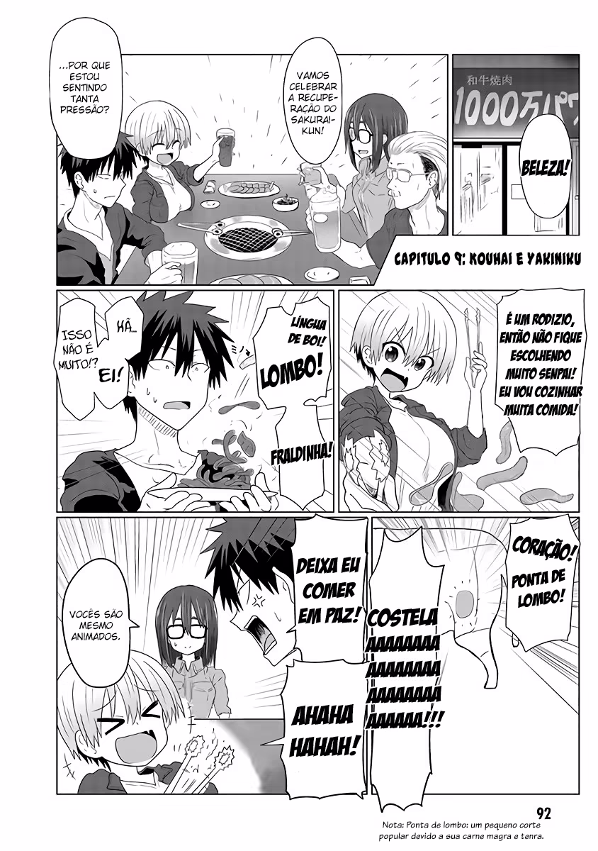 Uzaki-chan wa Asobitai!, capítulo 9, página 3