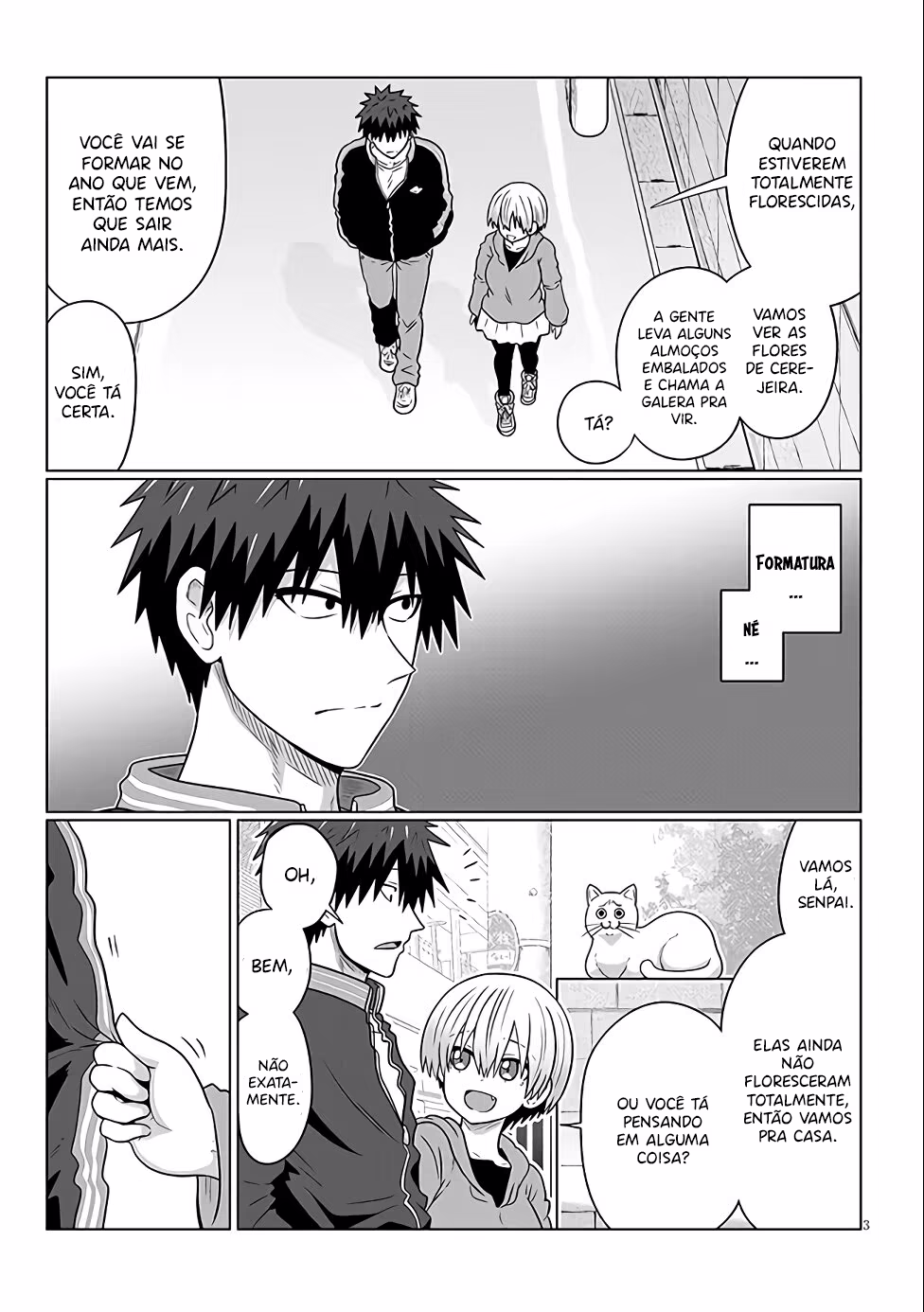 Uzaki-chan wa Asobitai!, capítulo 94, página 4