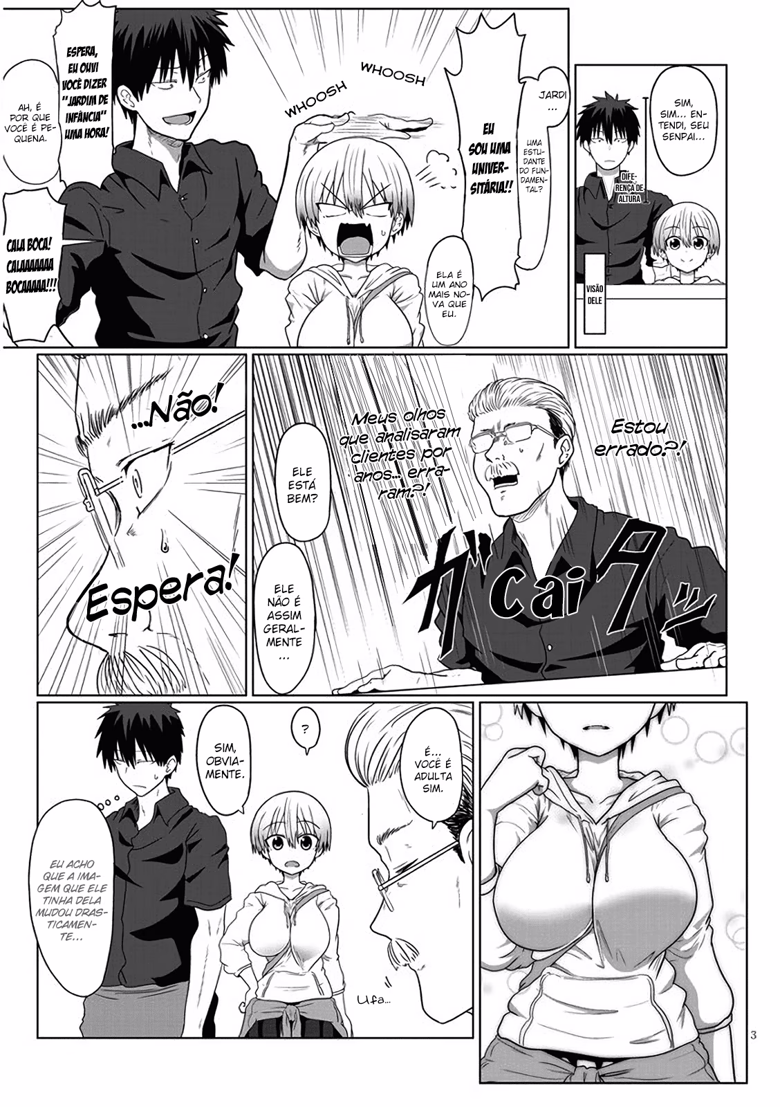 Uzaki-chan wa Asobitai!, capítulo 4, página 4
