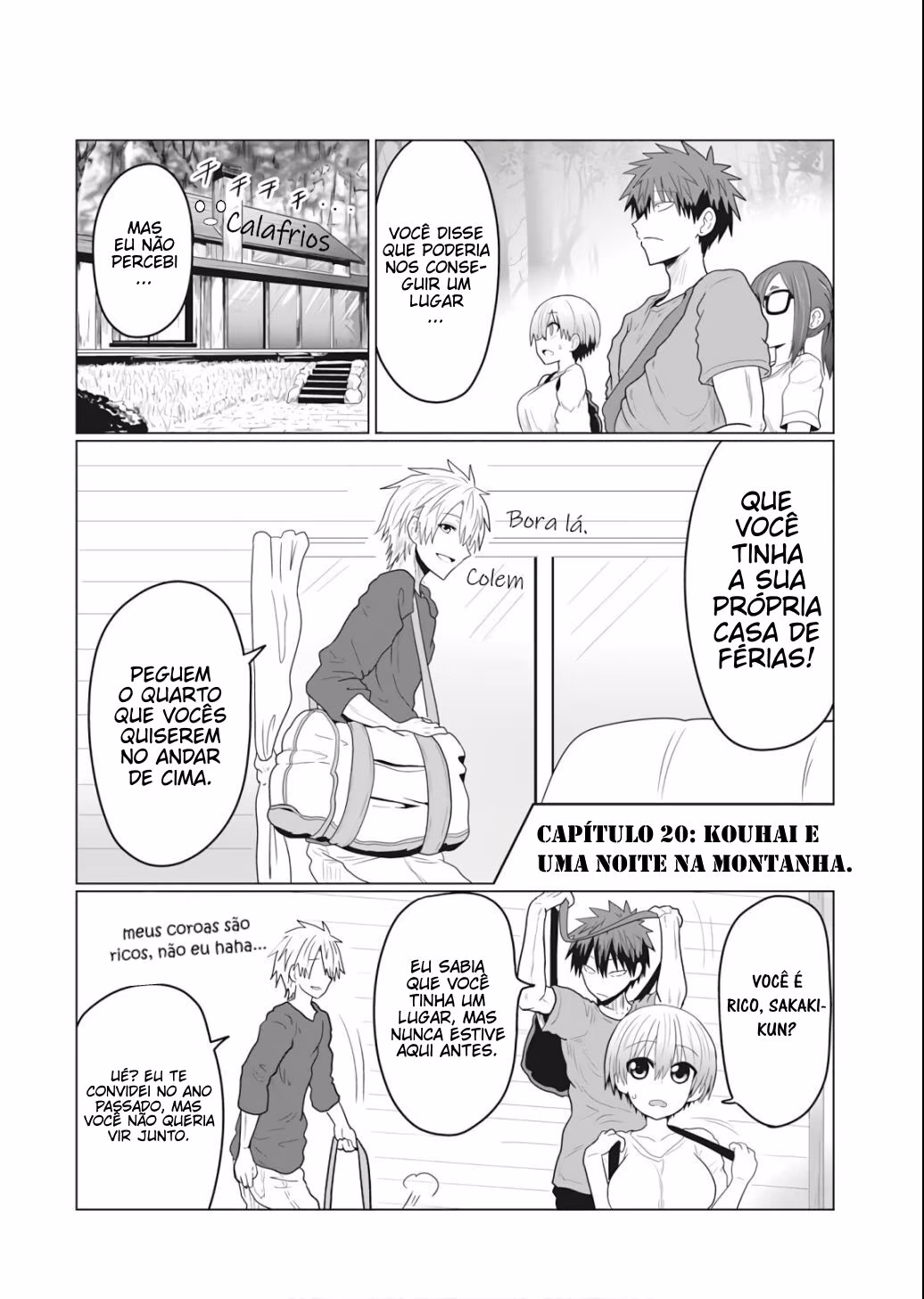 Uzaki-chan wa Asobitai!, capítulo 20, página 2