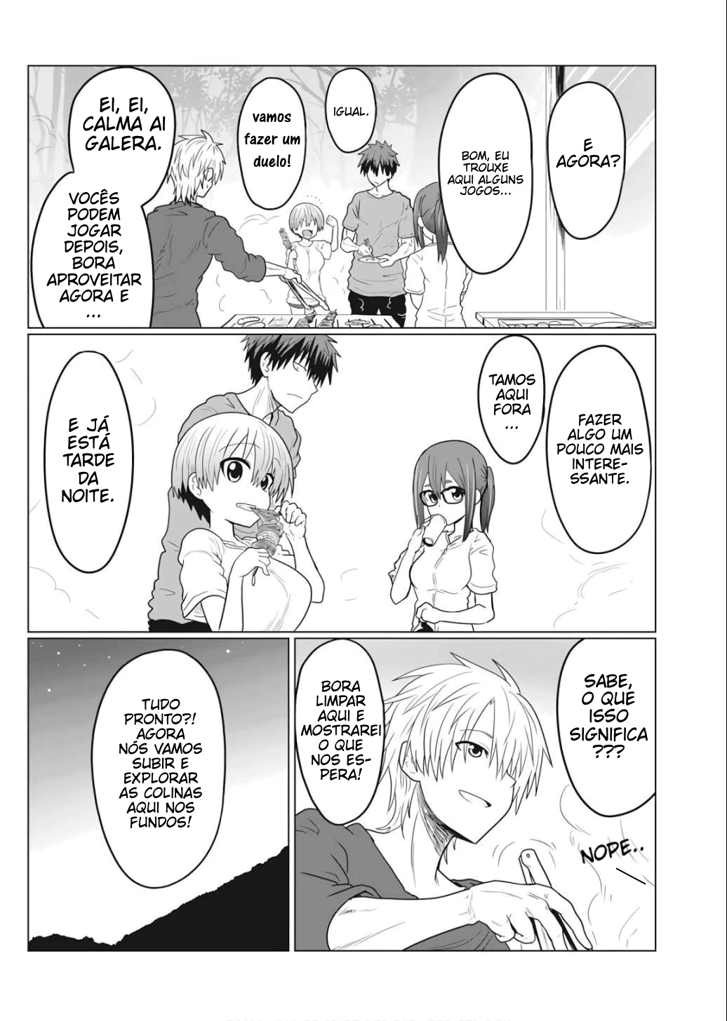 Uzaki-chan wa Asobitai!, capítulo 20, página 4