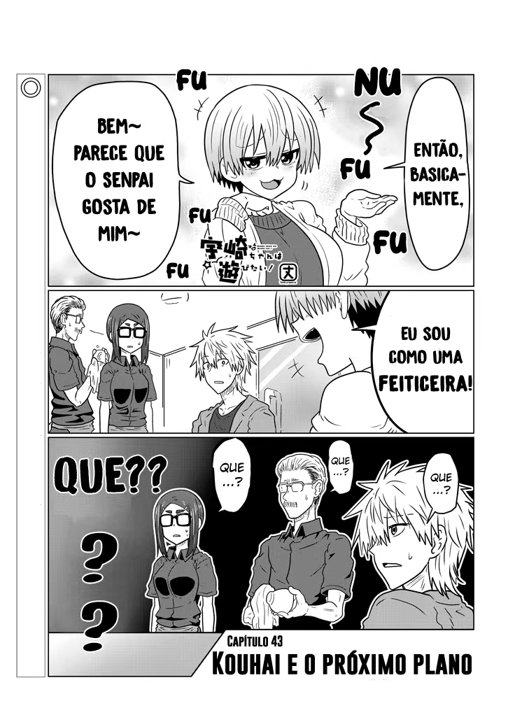 Uzaki-chan wa Asobitai!, capítulo 43, página 2