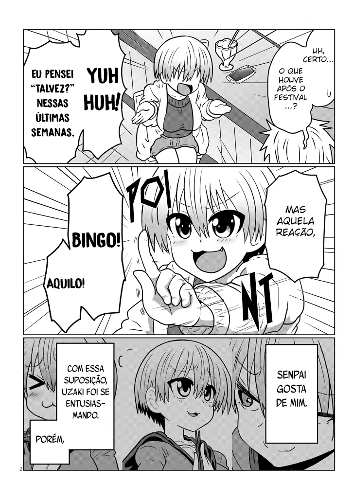 Uzaki-chan wa Asobitai!, capítulo 43, página 3