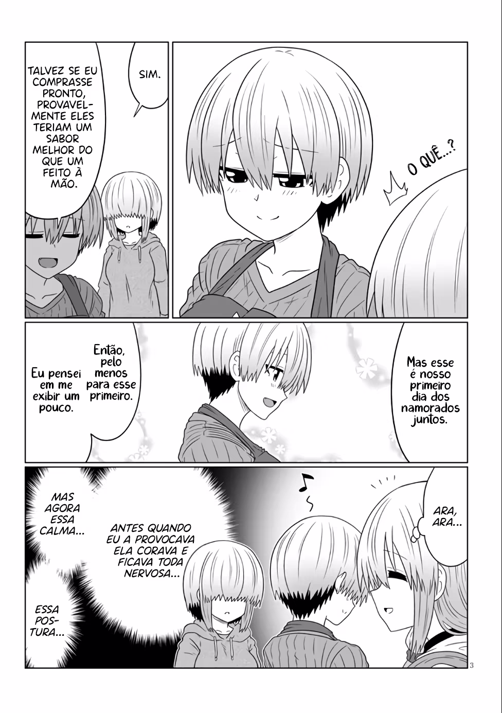 Uzaki-chan wa Asobitai!, capítulo 85, página 4