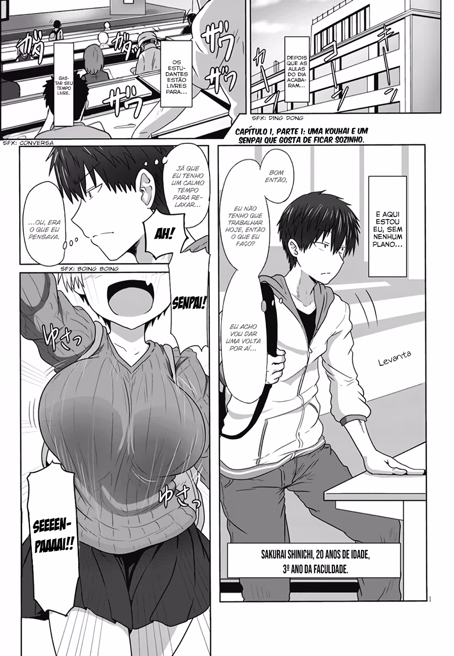 Uzaki-chan wa Asobitai!, capítulo 1.1, página 3