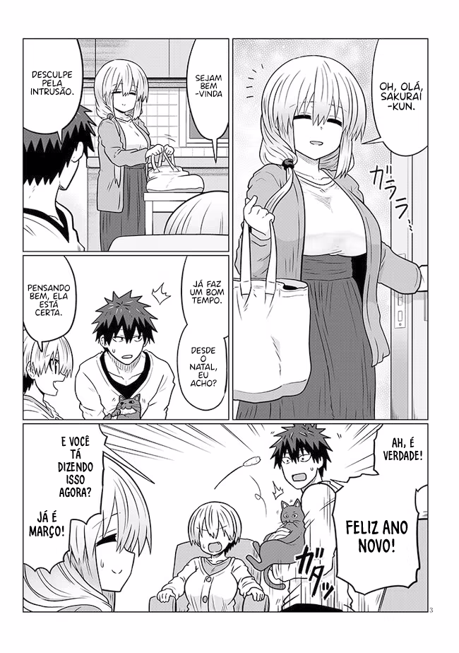 Uzaki-chan wa Asobitai!, capítulo 91.1, página 4